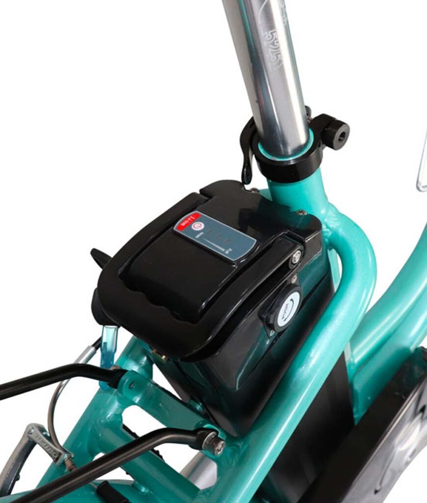 Bintelli Journey comes with 48V 10Ah lithium battery