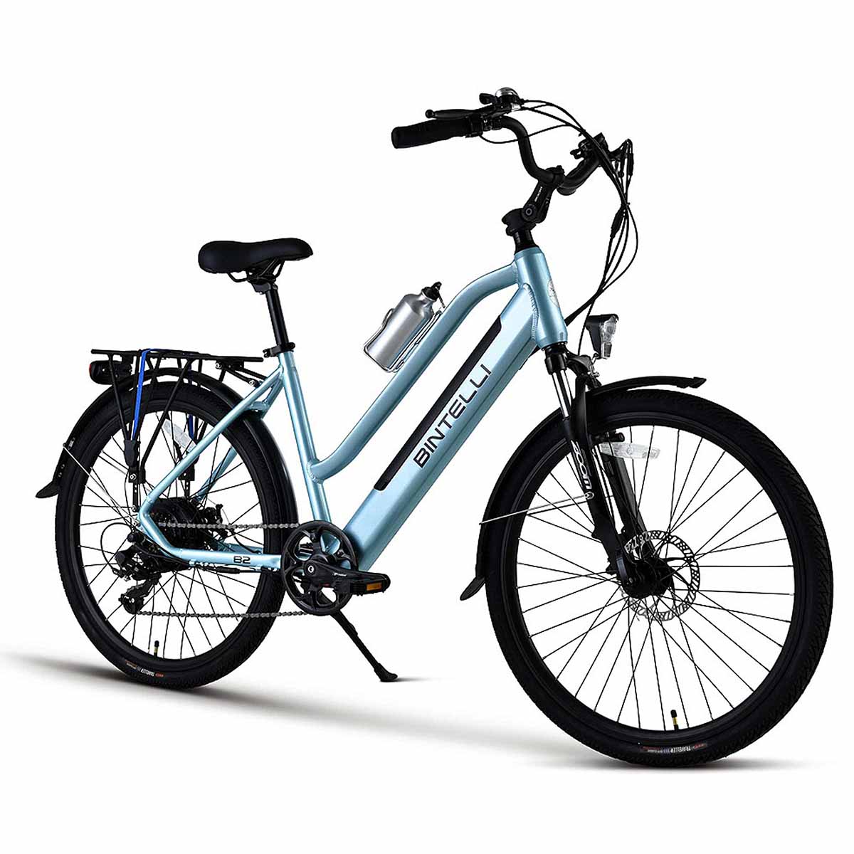 Super sleek and stylish Bintelli B2 Aqua electric bicycle with 10AH lithium-ion battery