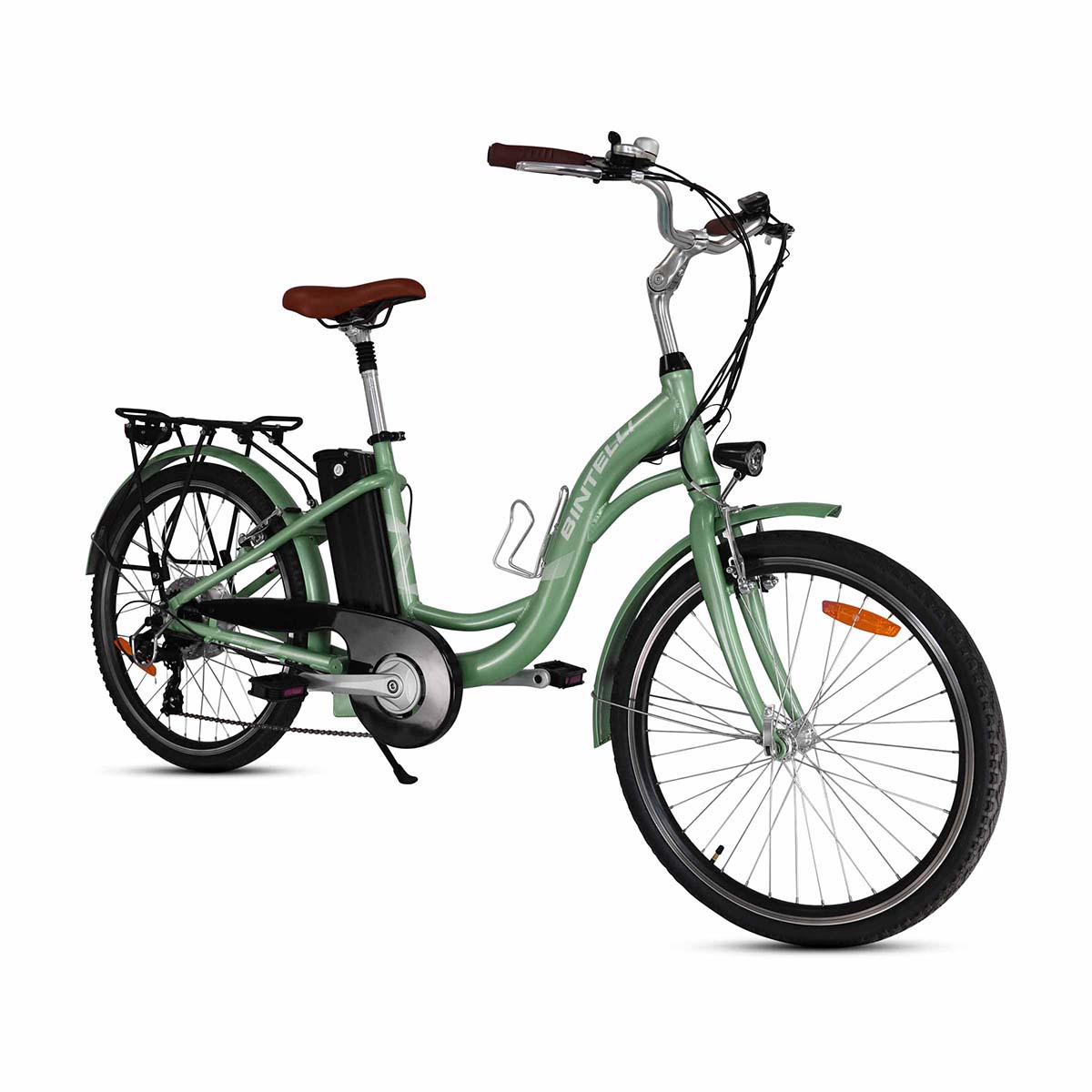 Bintelli Journey Step-Through Electric Bike in Color Watermelon