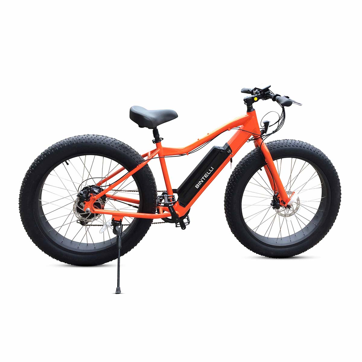 Bintelli M1 Electric Bicycle in Color Orange With Fat Tire