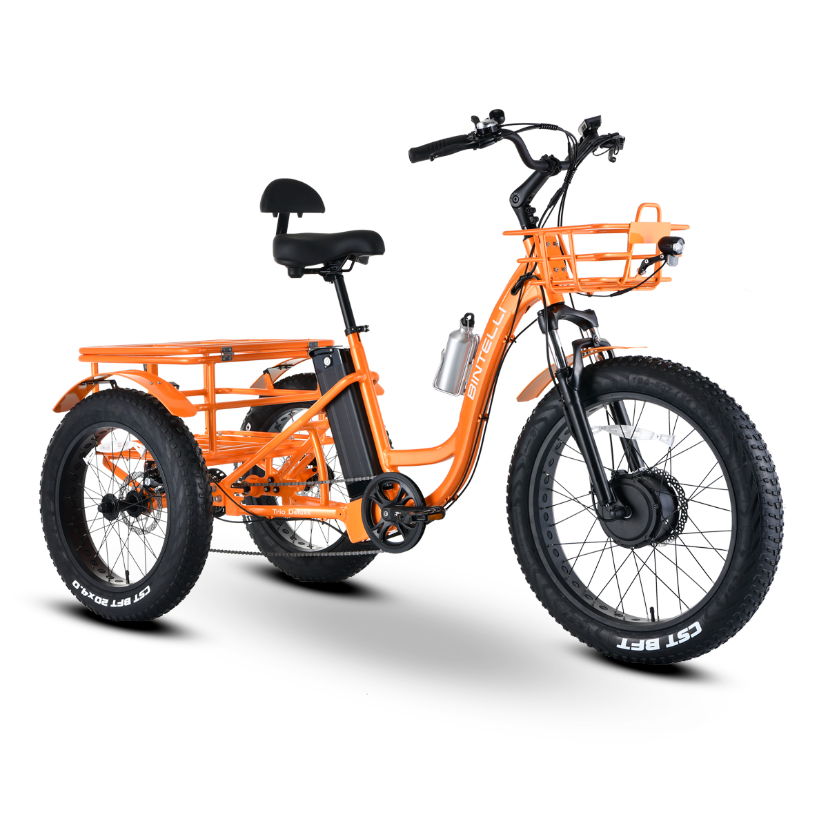 Bintelli Bicycles TrioDeluxe in Color Orange