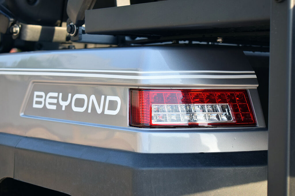 Bintelli Beyond Street-Legal Golf Cart with tail light