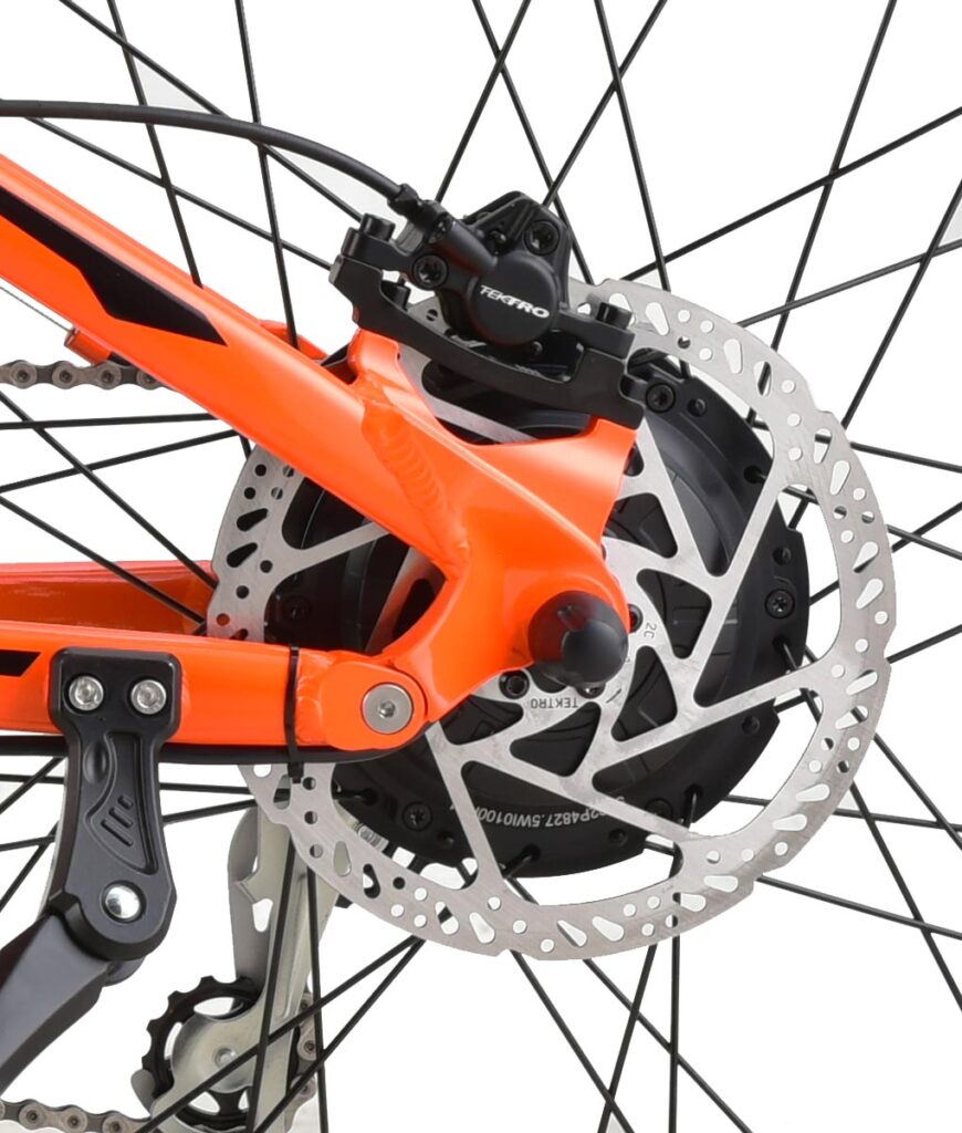 Bintelli Electric Bike Shimano Tourney Shift FR Tektro Hydraulic Disc