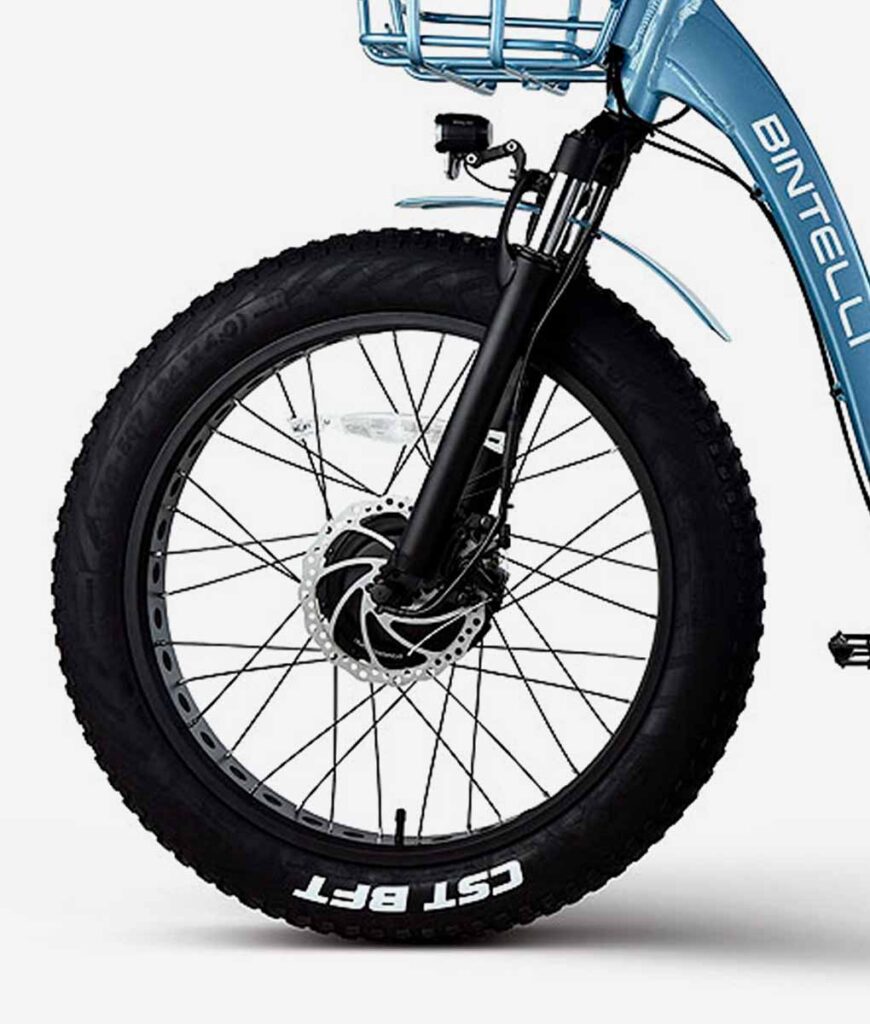 Bintelli Trio Electric Trike Deluxe with Fat Tire Wheels