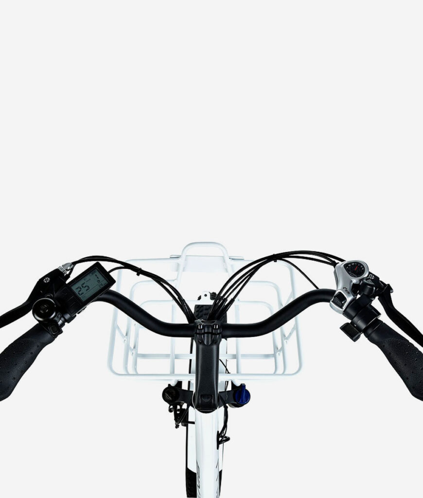 Bintelli Trio Deluxe Electric Bicycle: zoom Aluminum Alloy Handlebar