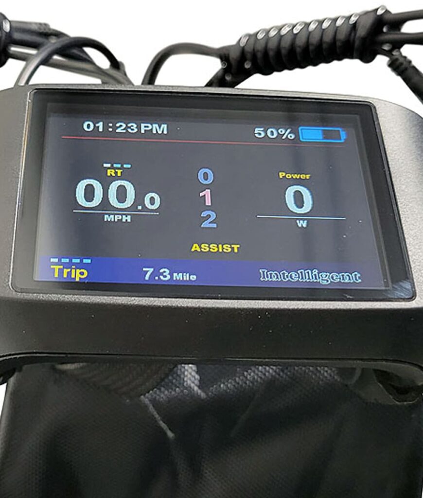 Bintelli Fusion Hybrid Electric Bicycle LCD Display