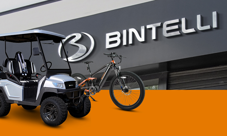 Eco-friendly street-legal golf carts and e-bikes from Bintelli Electric Vehicles
