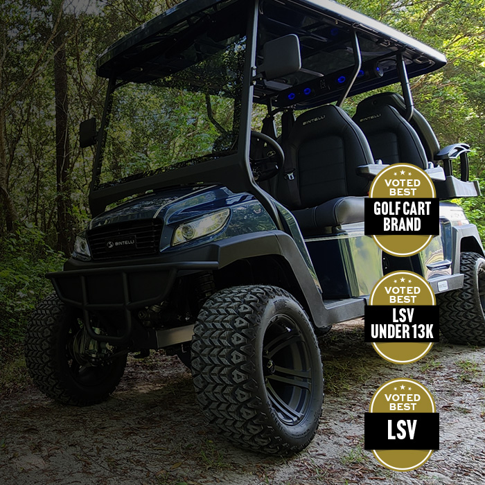 bintelli beyond 6 seater lifted golf cart